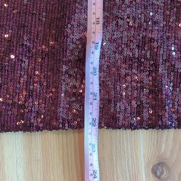 DR2 burgundy blouse Sz S - Picture 4 of 6